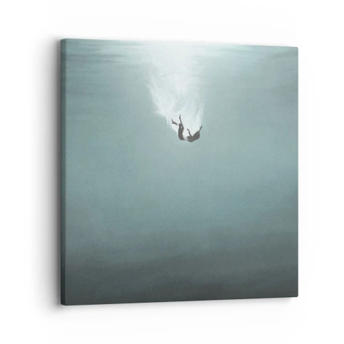 Obraz na plátne - V objatí oceánu - 30x30 cm