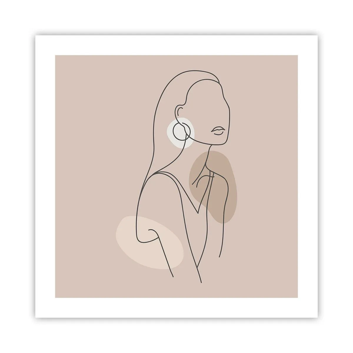 Plagát - Dievčenská ikona - 50x50 cm
