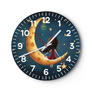 Nástenné hodiny - Kedysi dávno… - 30x30 cm