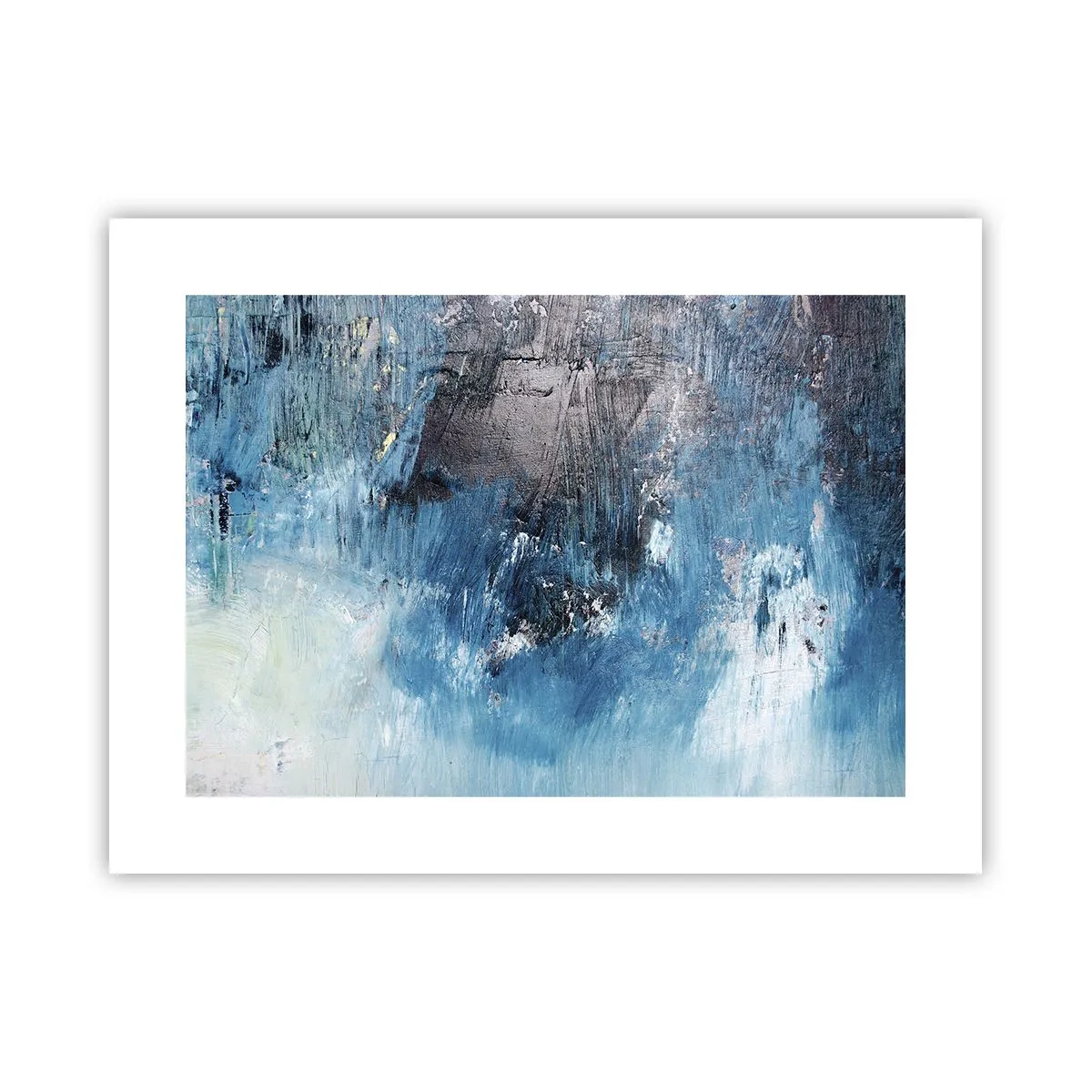Plagát - Rapsódia v modrom - 40x30 cm