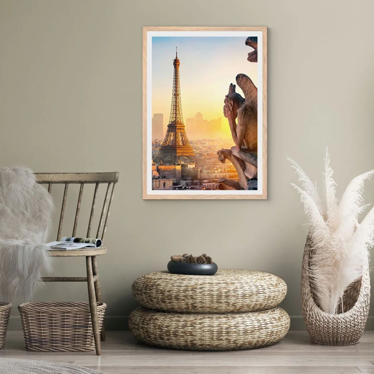 Plagát v ráme zo svetlého duba - Veľa sa zmenilo… - 61x91 cm