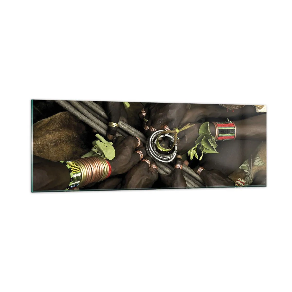 Obraz na skle - Sme spolu - 90x30 cm