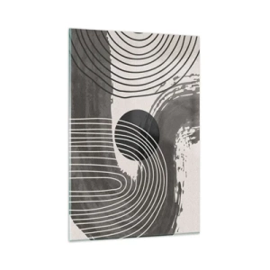 Obraz na skle - Ovál víťazí - 80x120 cm