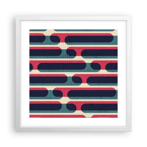 Plagát v bielom ráme - Dovnútra a dopredu - 40x40 cm