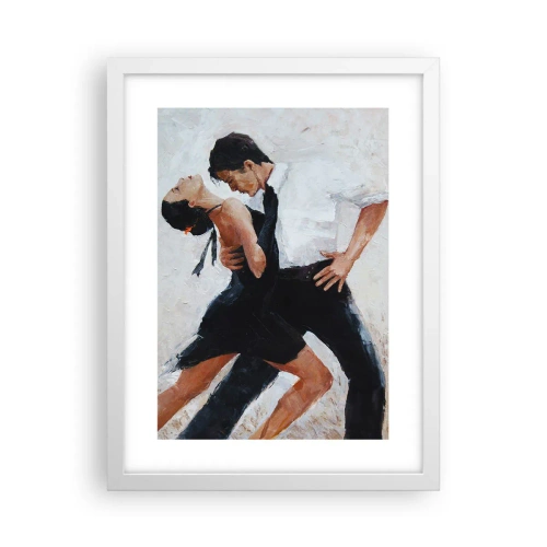 Plagát v bielom ráme - Tango mojich túžob a snov - 30x40 cm