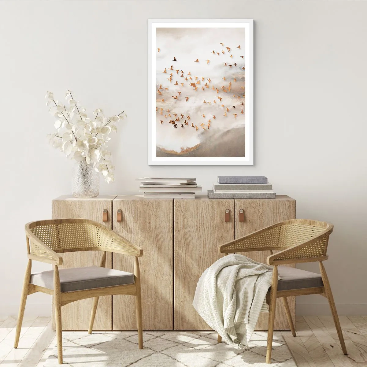 Plagát v bielom ráme - Už je čas... - 70x100 cm