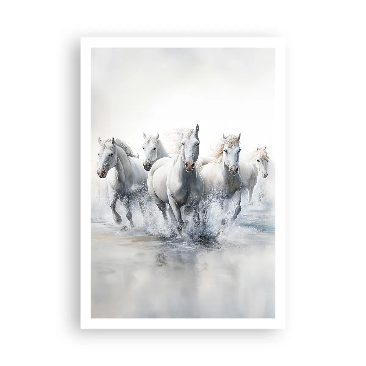 Plagát - Biela mágia - 70x100 cm