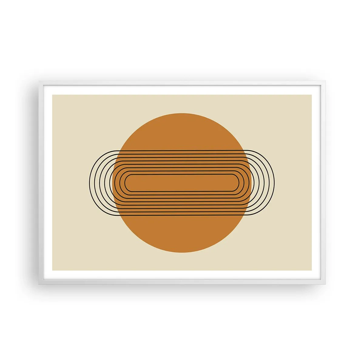 Plagát v bielom ráme - Dokonalý plán - 100x70 cm