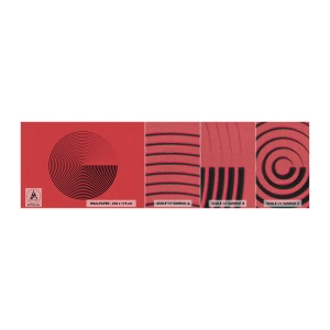 Vzorka fototapety Premium Canvas - Kruhový pohyb - Minimalizmus, Koleso, Čiary - 100x30 cm