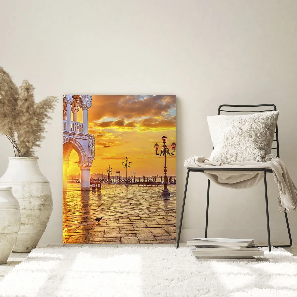 Obraz na skle - Kde sú všetci? - 50x70 cm