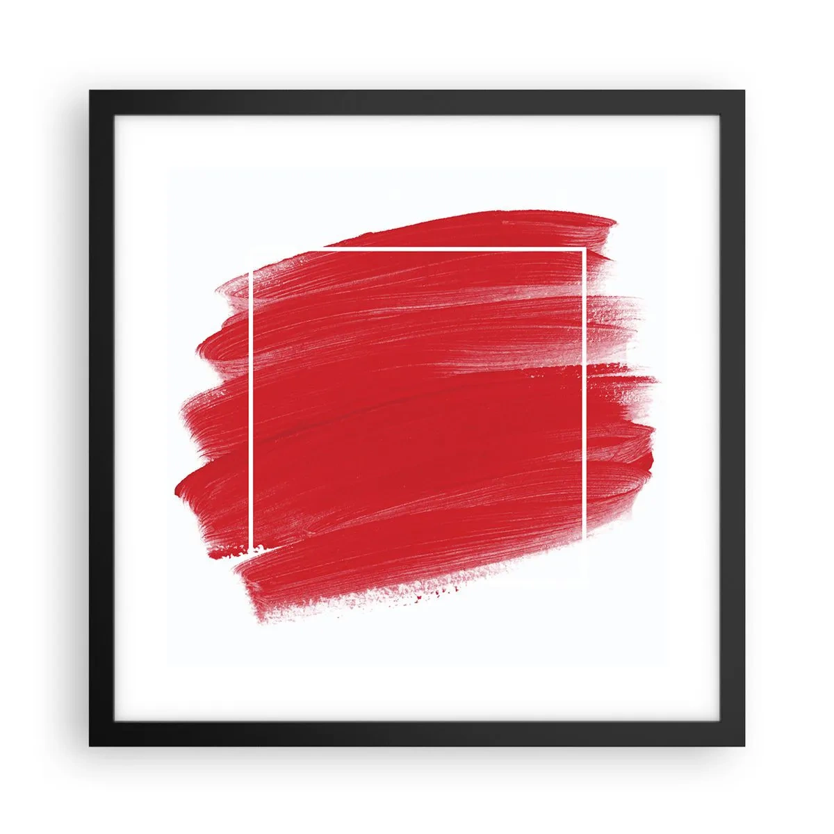 Plagát v čiernom ráme - Mimo rám - 40x40 cm