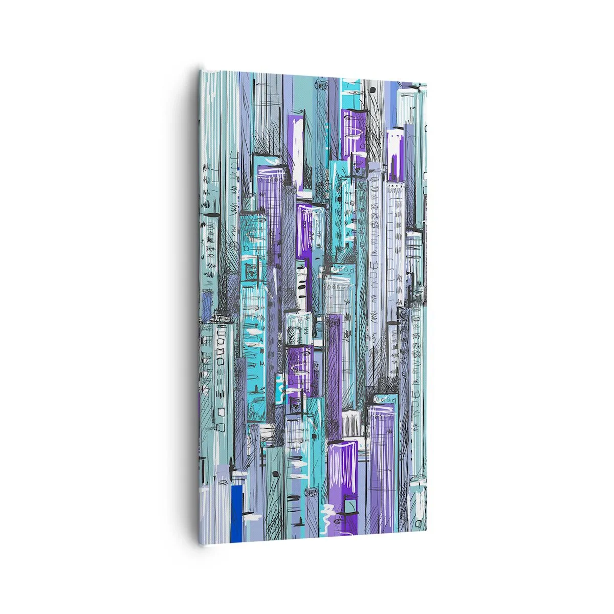 Obraz na plátne - Zmodralé od neba  - 65x120 cm