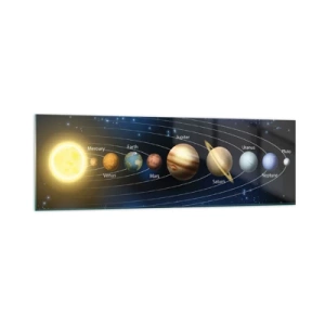 Obraz na skle - Jedna z desiatich - 160x50 cm