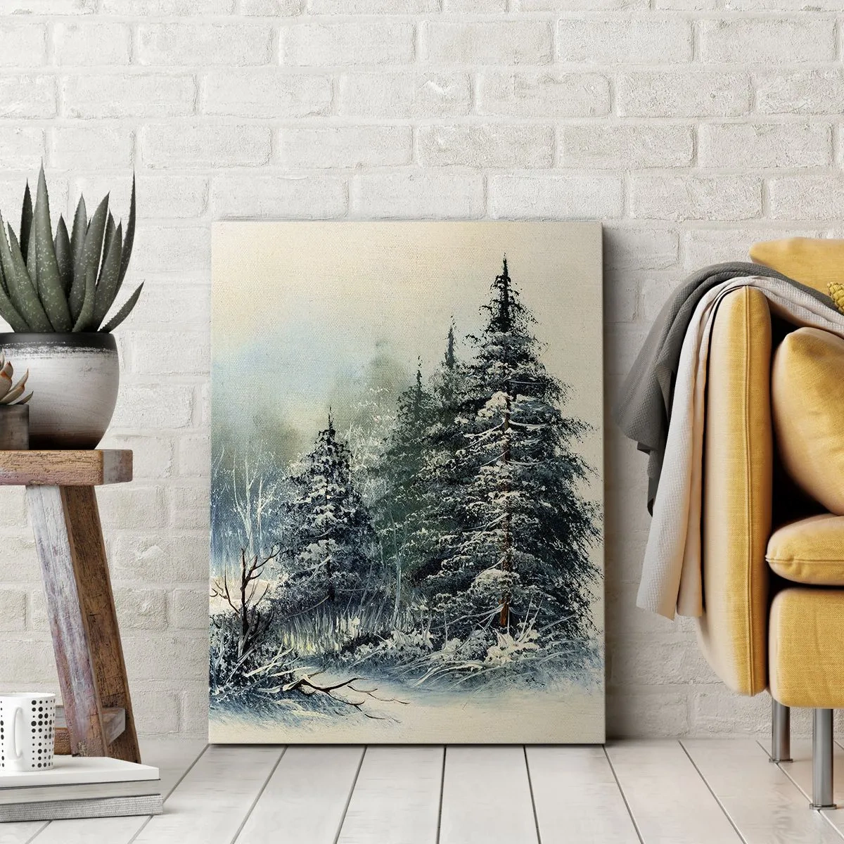Obraz na plátne - Pripravenie na Vianoce - 50x70 cm