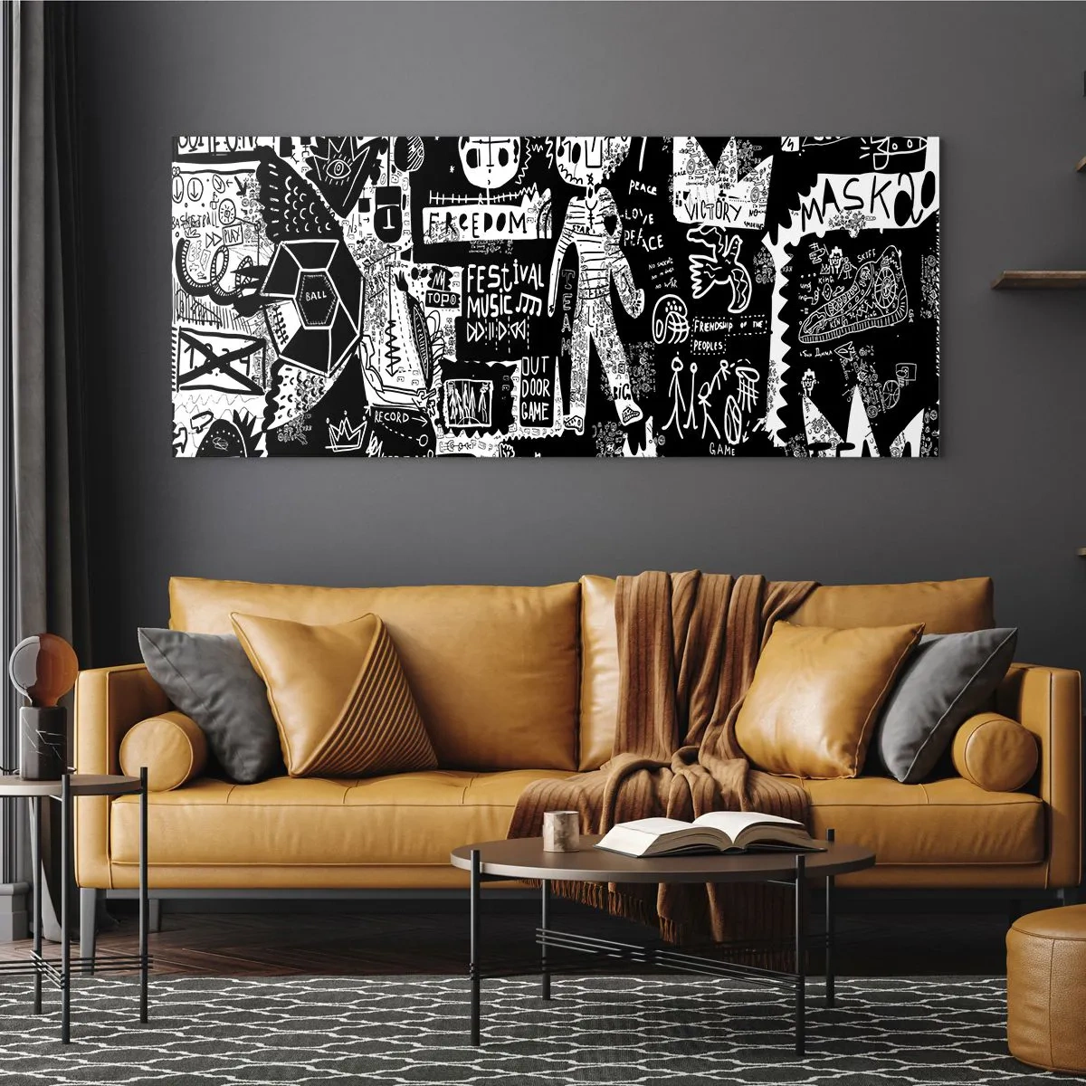 Obraz na skle - Práva a radosti duševnej mladosti - 160x50 cm