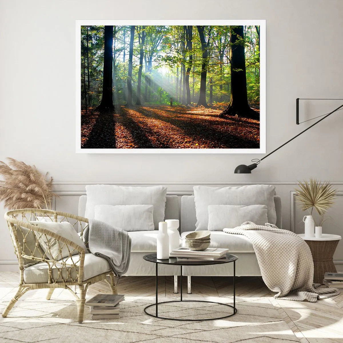 Plagát - Svetlá a tiene - 70x50 cm