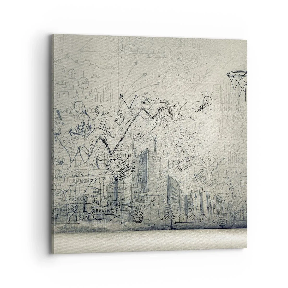 Obraz na plátne - Môj skvelý mestský život - 70x70 cm