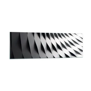 Obraz na skle - Na hladine vĺn - 160x50 cm