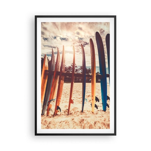 Plagát v čiernom ráme - Dobrú noc, tak zajtra. - 61x91 cm