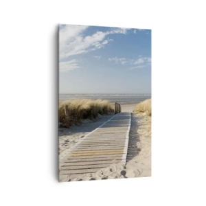 Obraz na plátne - Za dunou, v šumení trávy - 80x120 cm