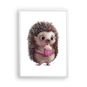 Plagát v bielom ráme - Oslava je každý deň - 50x70 cm