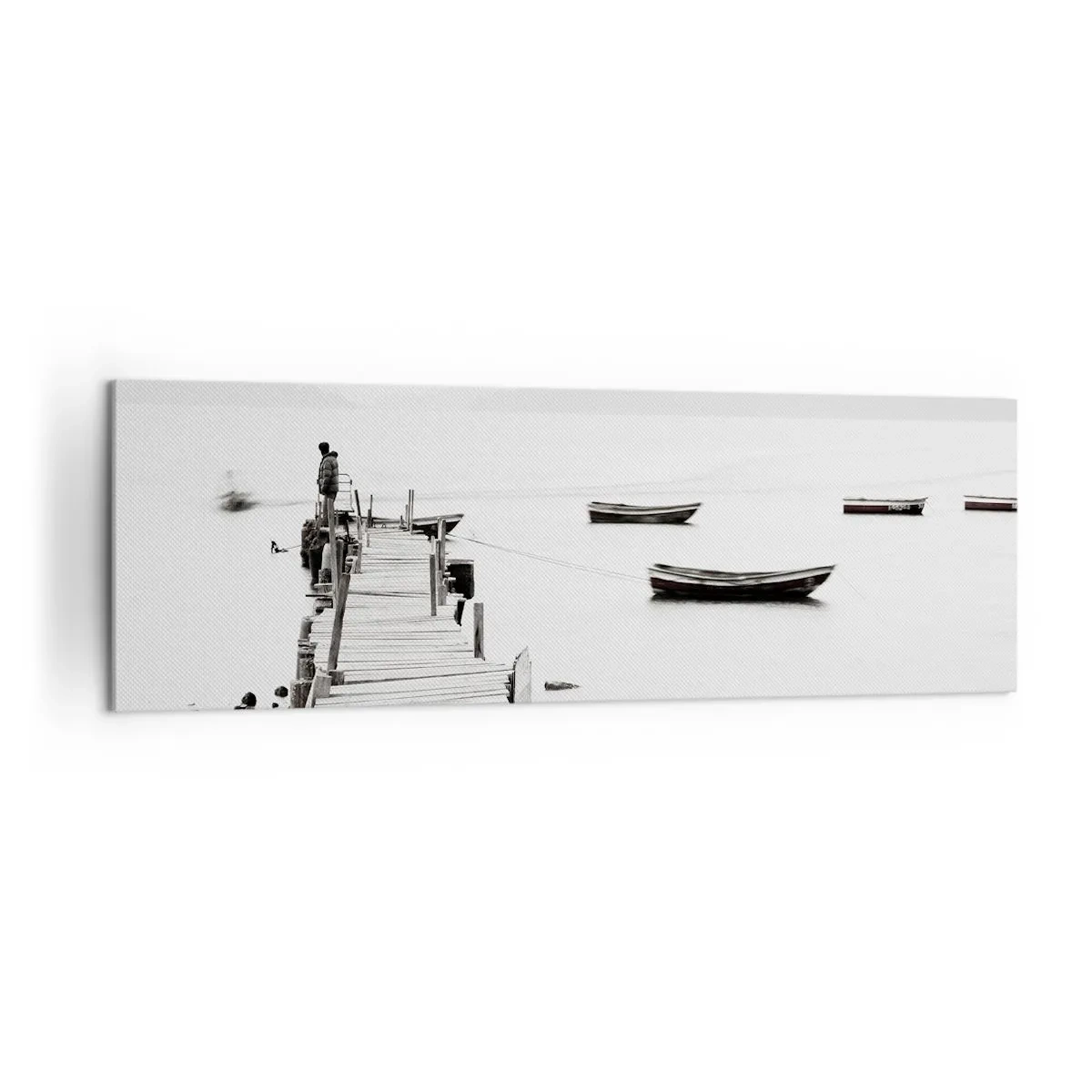Obraz na plátne - Pri tichej a čistej vode - 160x50 cm
