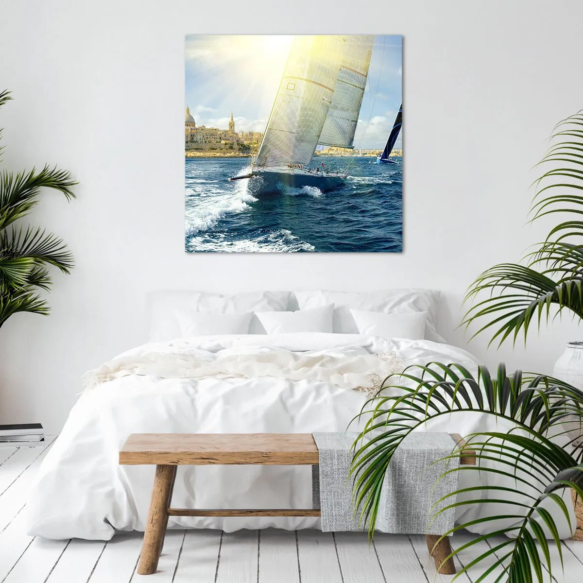 Obraz na plátne - Čas odísť z mesta - 40x40 cm