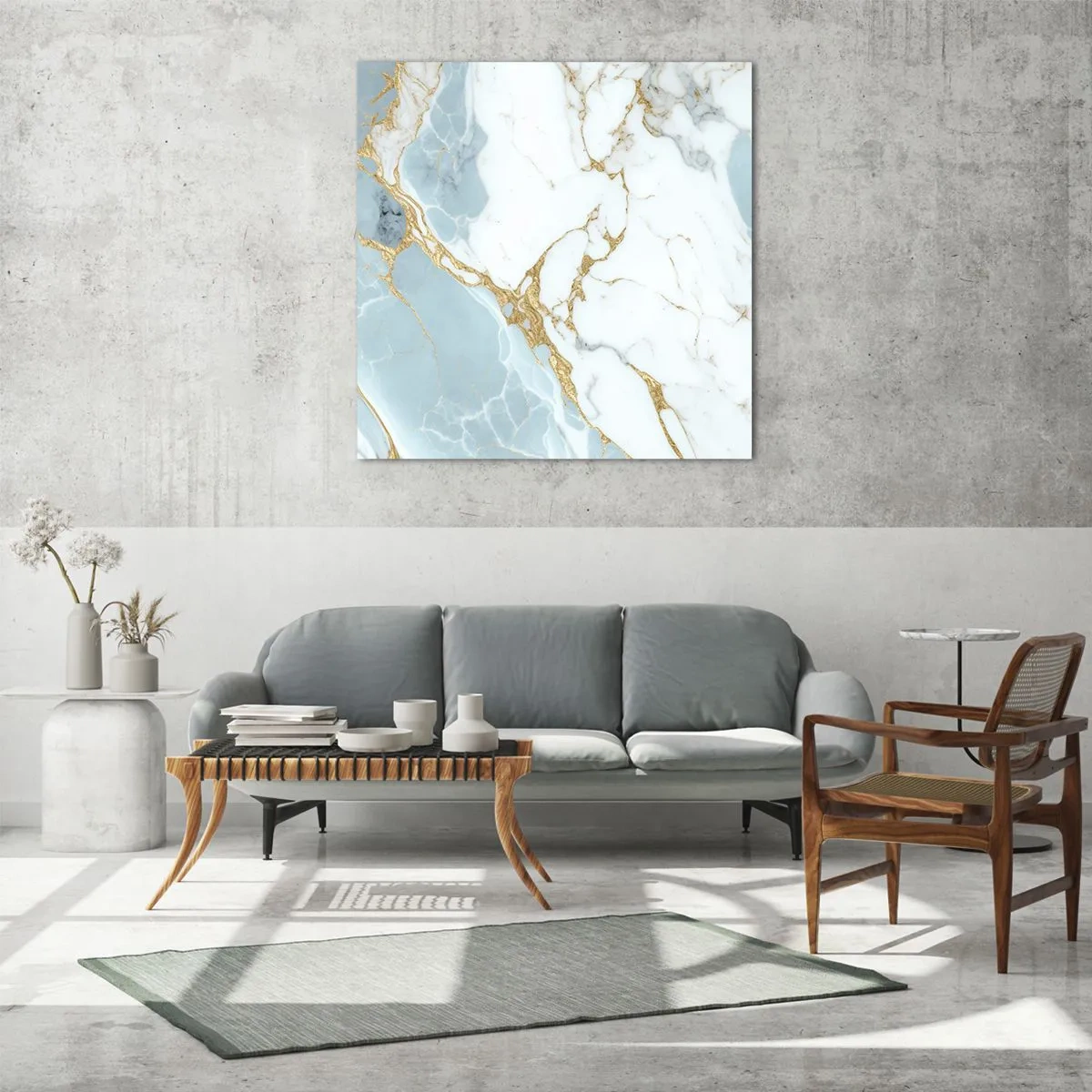 Obraz na skle - Bohatstvo kameňa - 30x30 cm