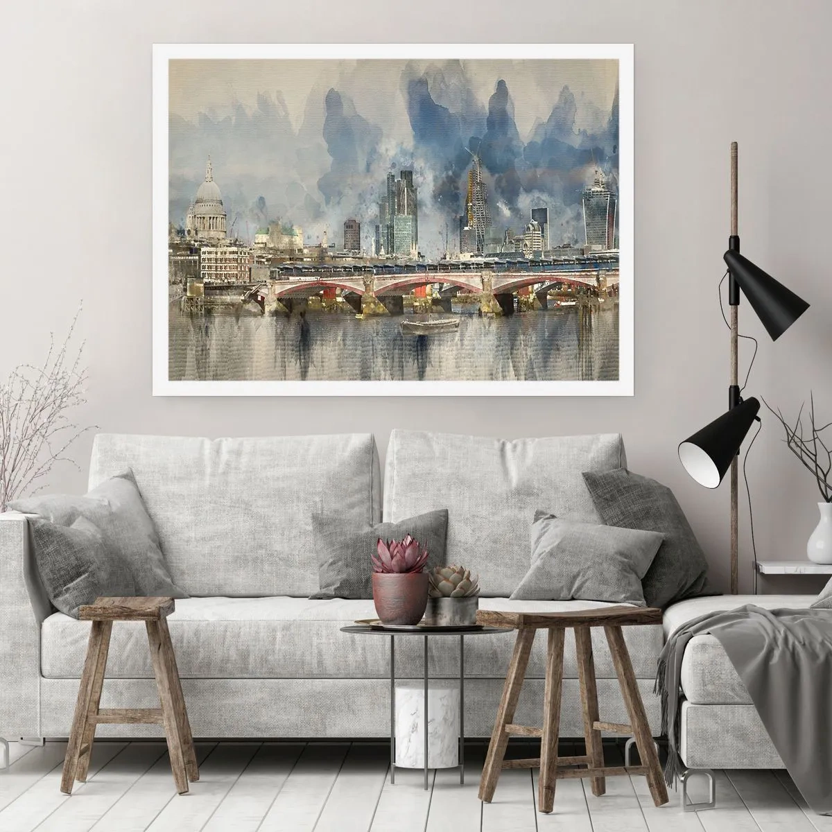 Plagát - Londýn v celej svojej kráse - 91x61 cm