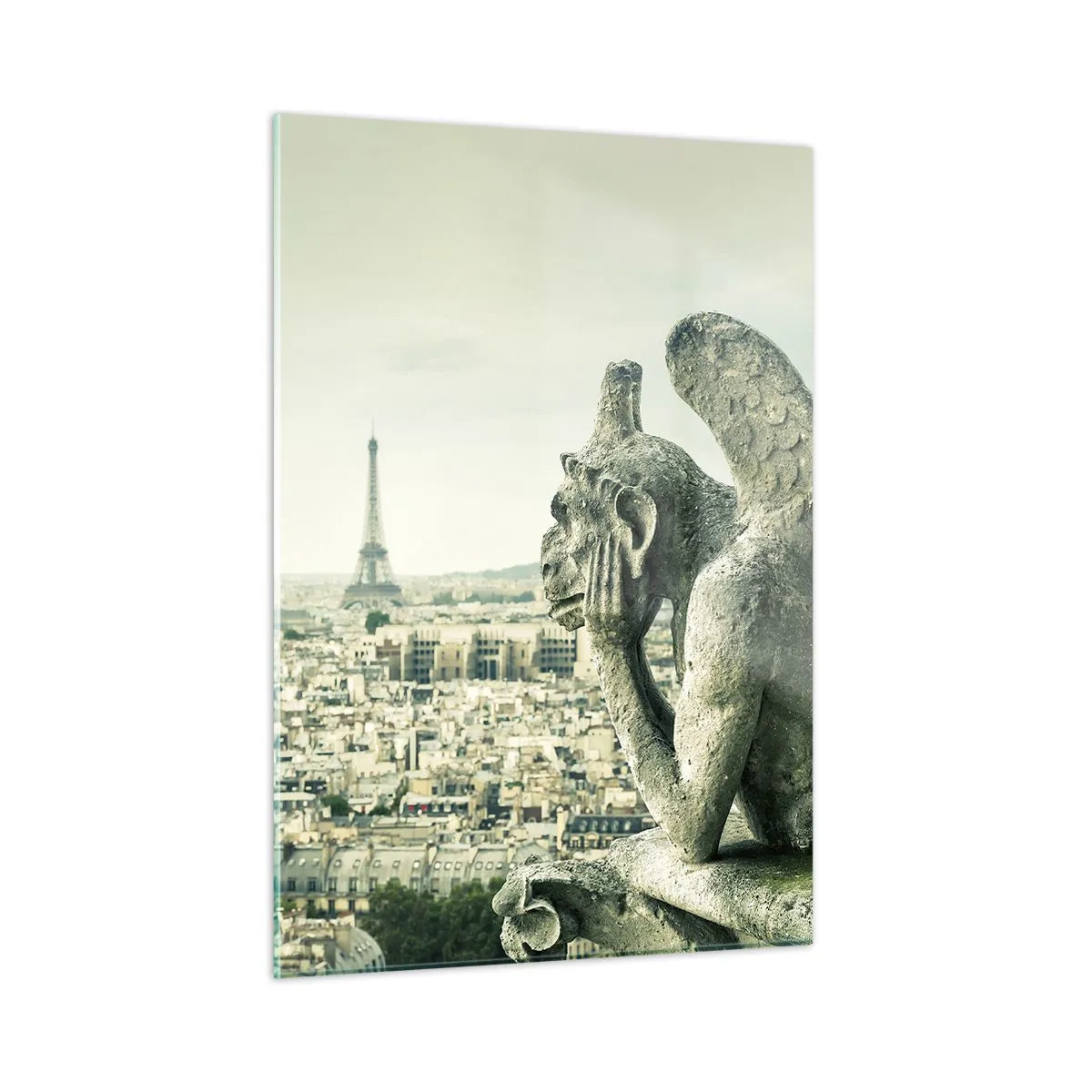 Obraz na skle - Parížske rozprávanie - 50x70 cm