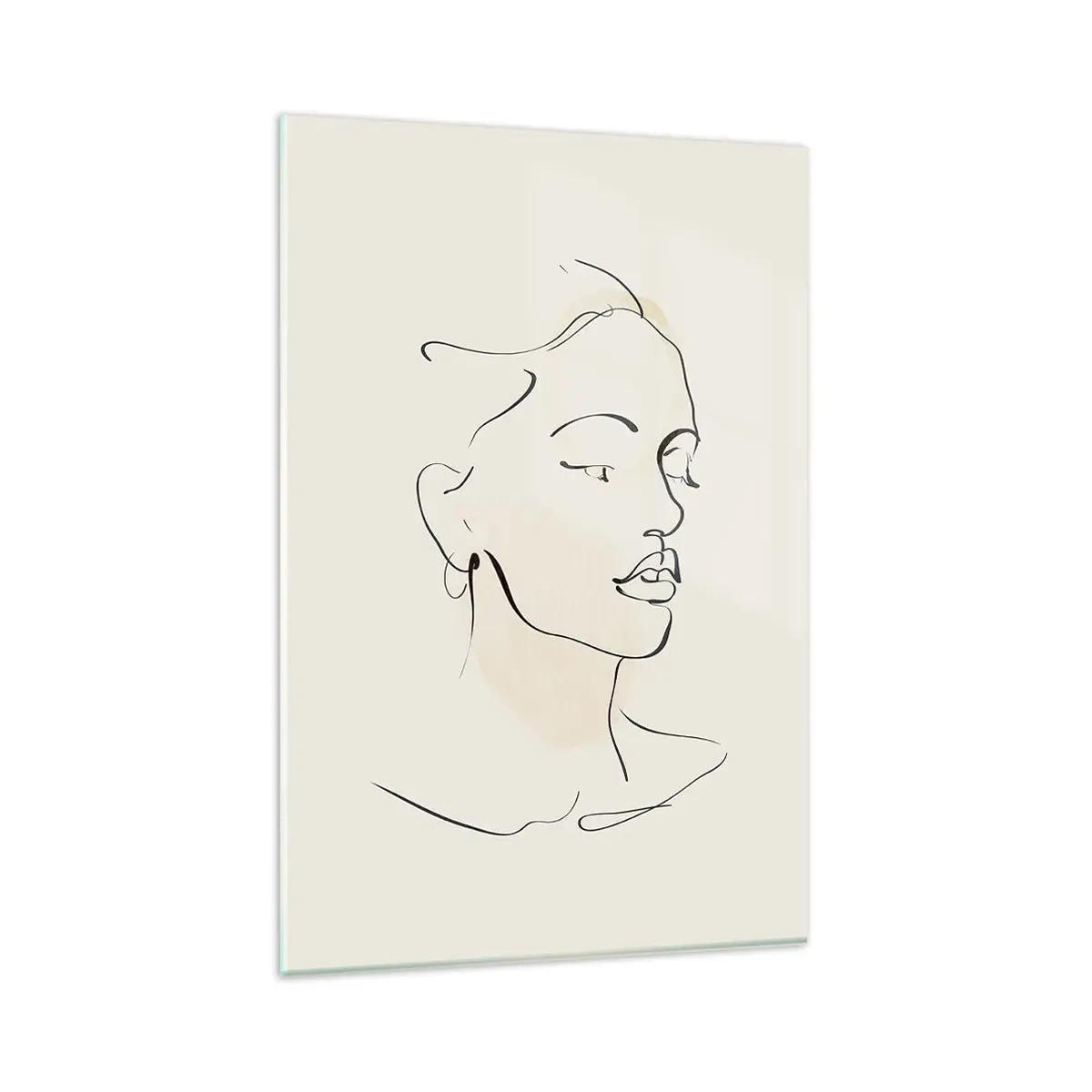 Obraz na skle - Výrazným ťahom - 80x120 cm