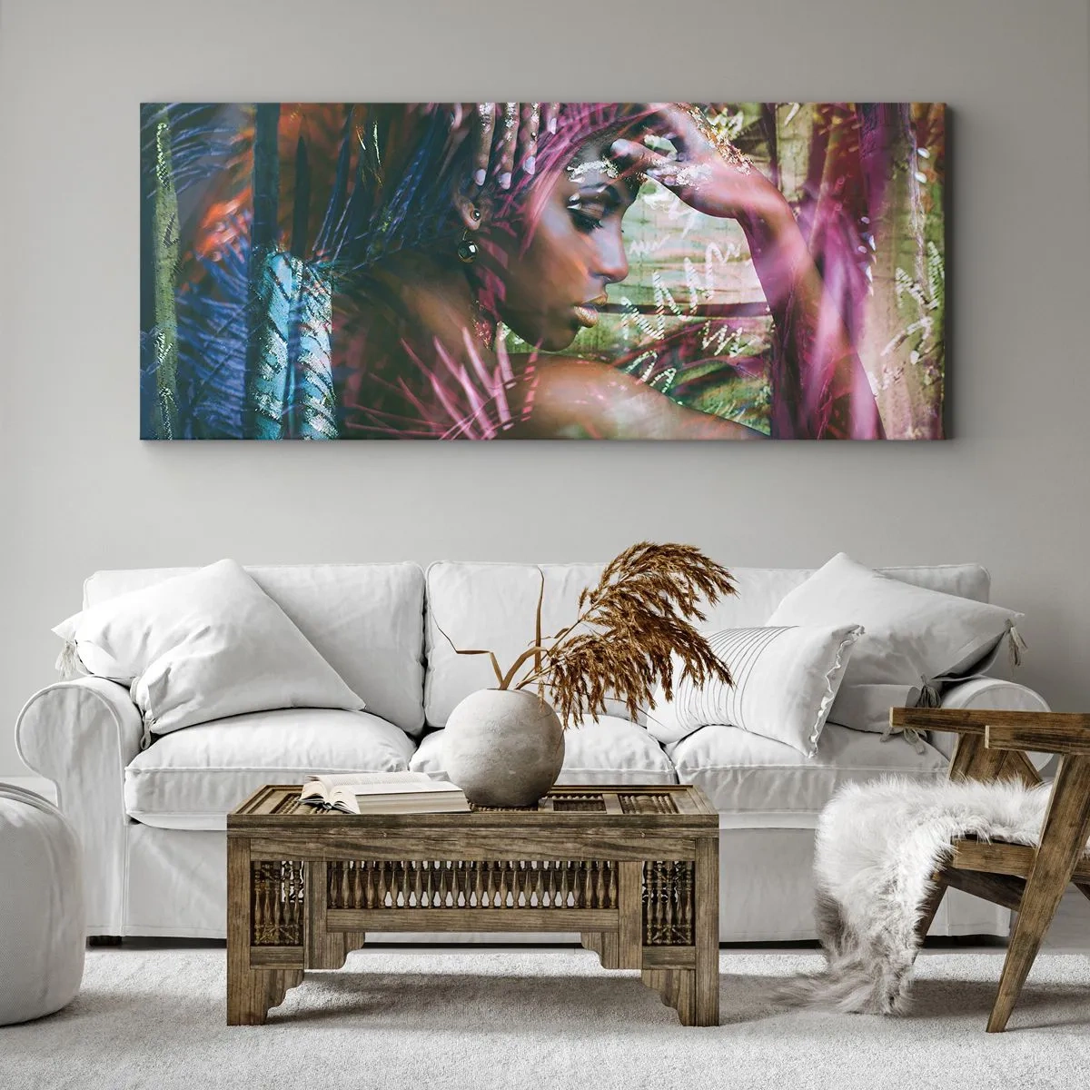 Obraz na plátne - Matka príroda v džungli - 140x50 cm