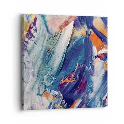 Obraz na plátne - Chaos farieb - 30x30 cm