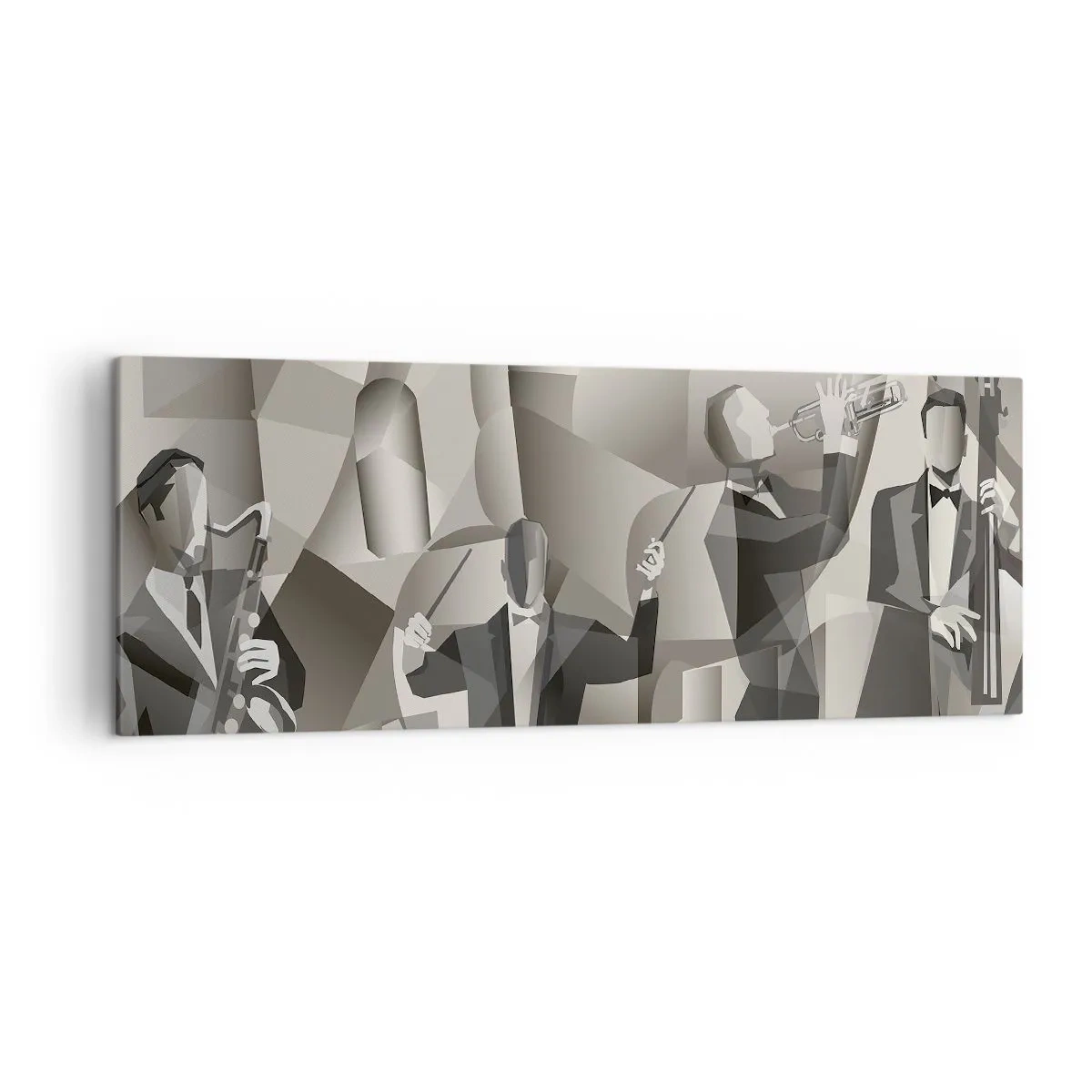 Obraz na plátne - V priestore zvukov - 140x50 cm