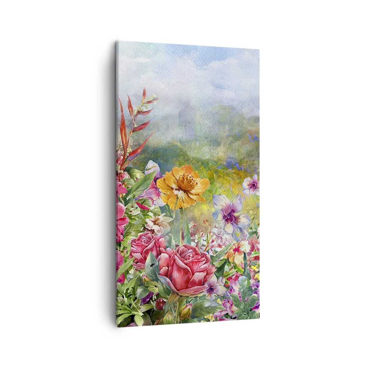 Obraz na plátne - Záhrada, ktorá sa zbláznila - 45x80 cm