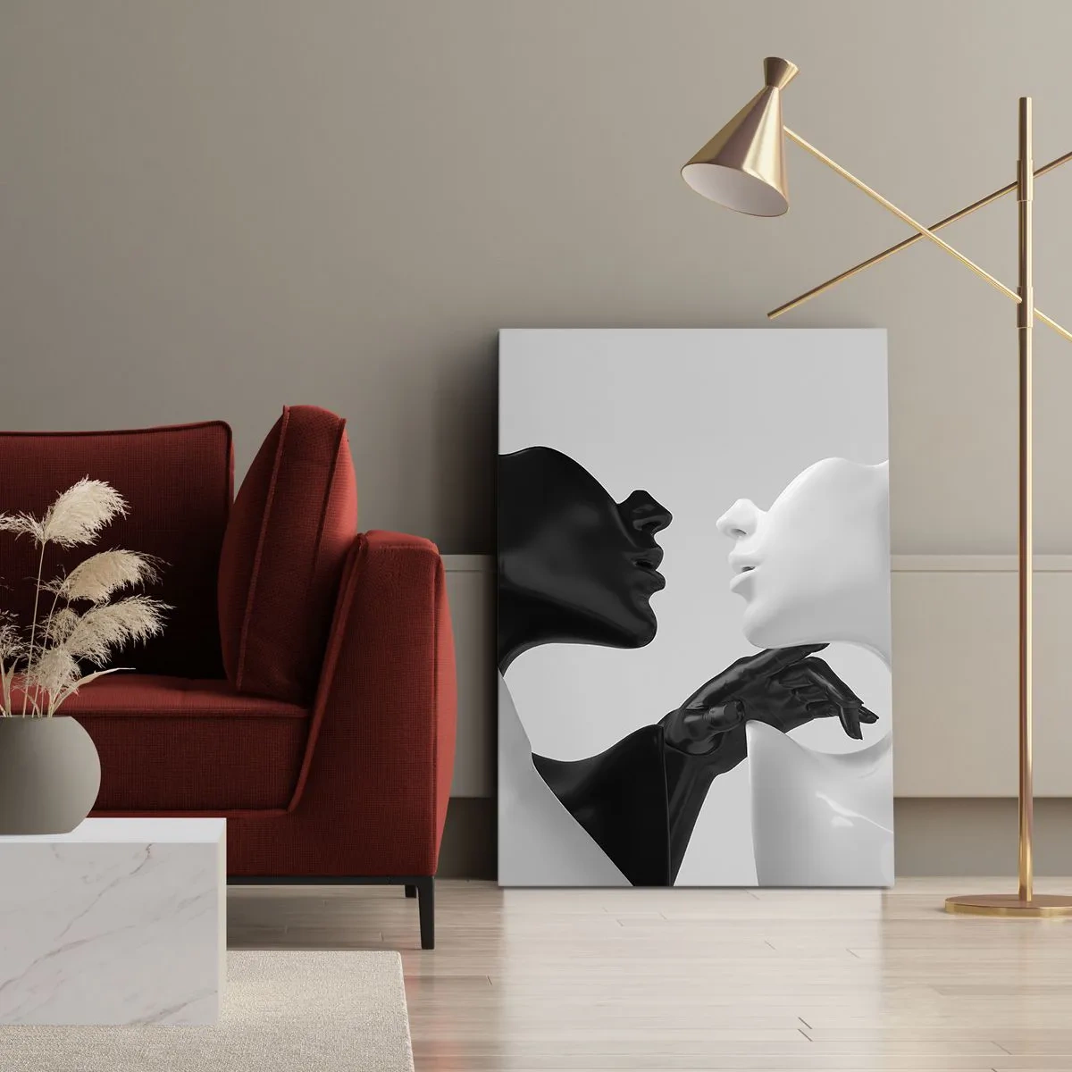 Obraz na plátne - Príťažlivosť – túžba - 50x70 cm