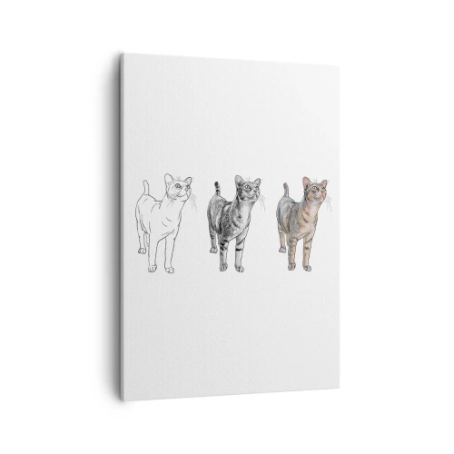 Obraz na plátne - Hodina kreslenia - 50x70 cm