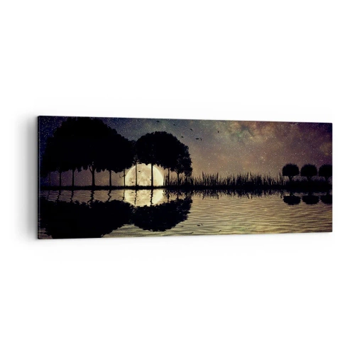 Obraz na plátne - Noc na konci sveta - 140x50 cm