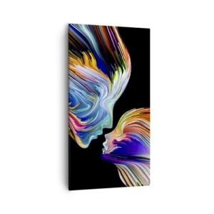 Obraz na plátne - Fúzie energie a svetla - 55x100 cm