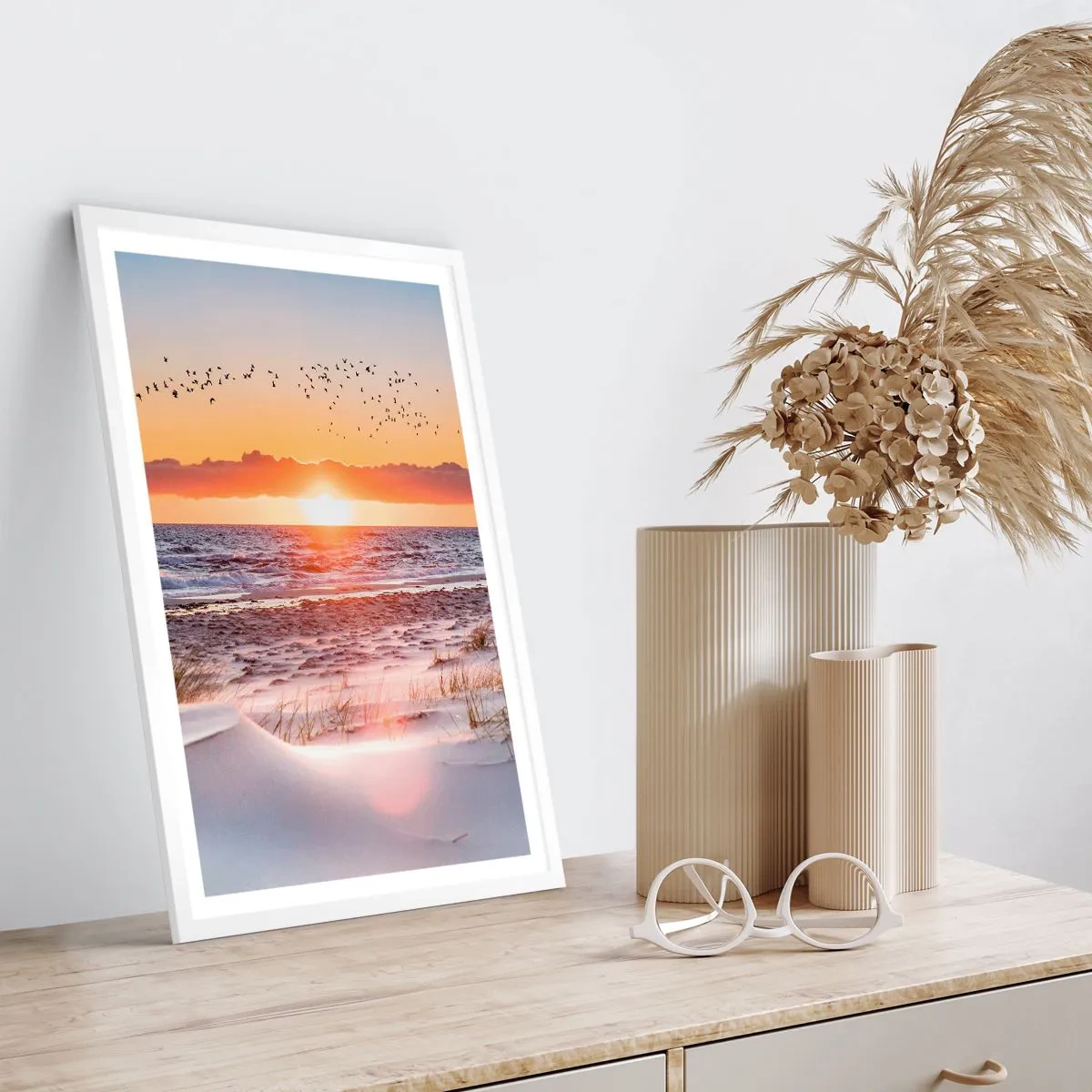 Plagát v bielom ráme - Horizontálna krajina - 50x70 cm