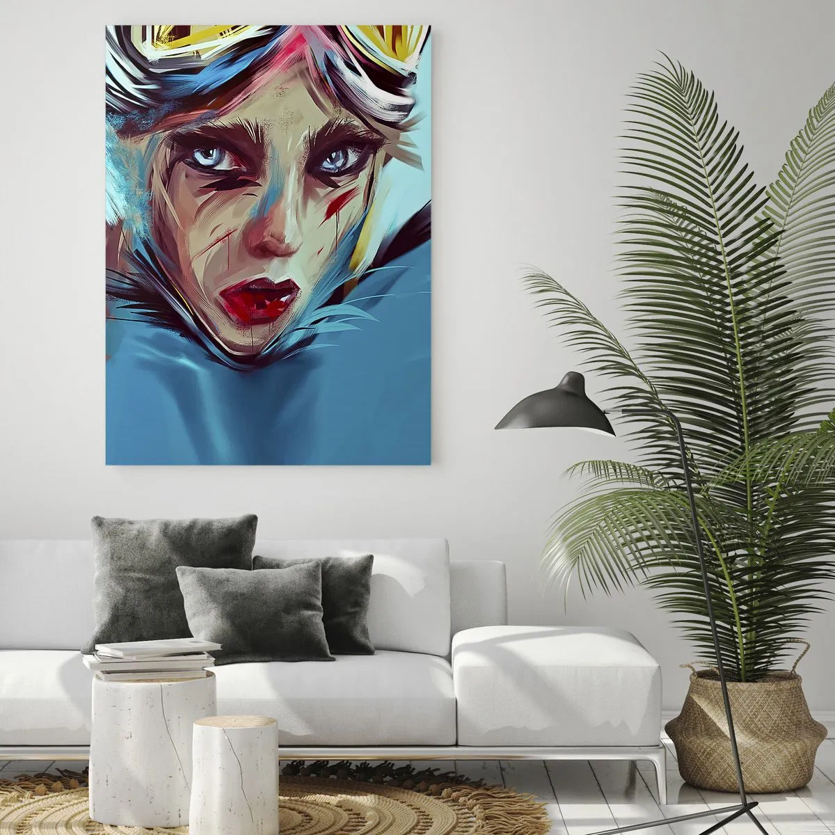 Obraz na skle - Silničná bojovníčka - 70x100 cm