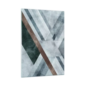 Obraz na skle - Sofistikovaná elegancia geometrie - 50x70 cm