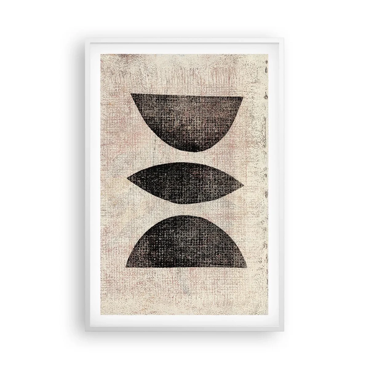 Plagát v bielom ráme - Etnická abstrakcia - 61x91 cm