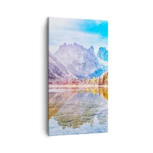 Obraz na plátne - A v horách už je jeseň - 45x80 cm