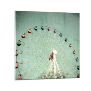 Obraz na skle - Pozývame vás na zábavu - 60x60 cm