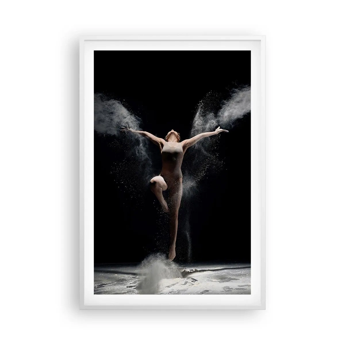 Plagát v bielom ráme - Elfovia existujú - 61x91 cm