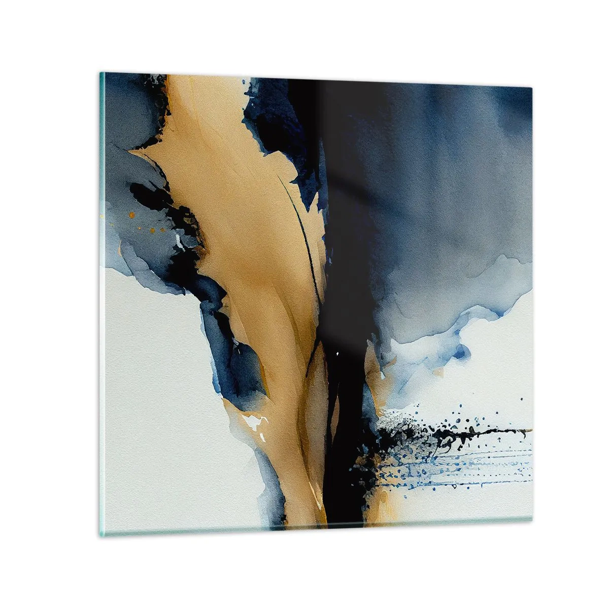 Obraz na skle - Za závojom - 60x60 cm