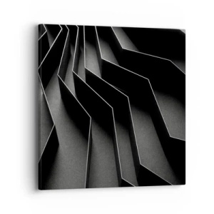 Obraz na plátne - Priestorový poriadok - 40x40 cm