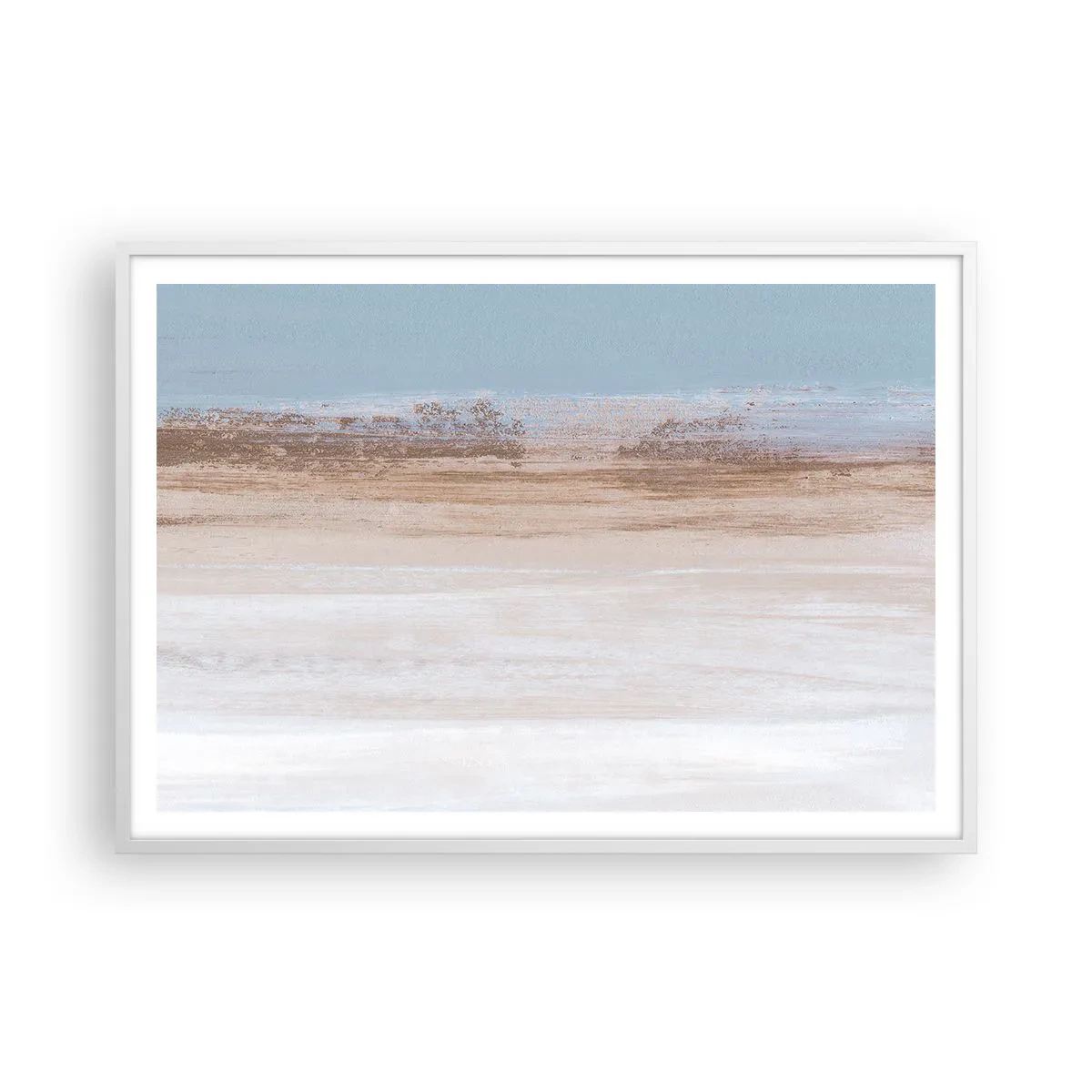 Plagát v bielom ráme - Dvojznačná krajina - 100x70 cm