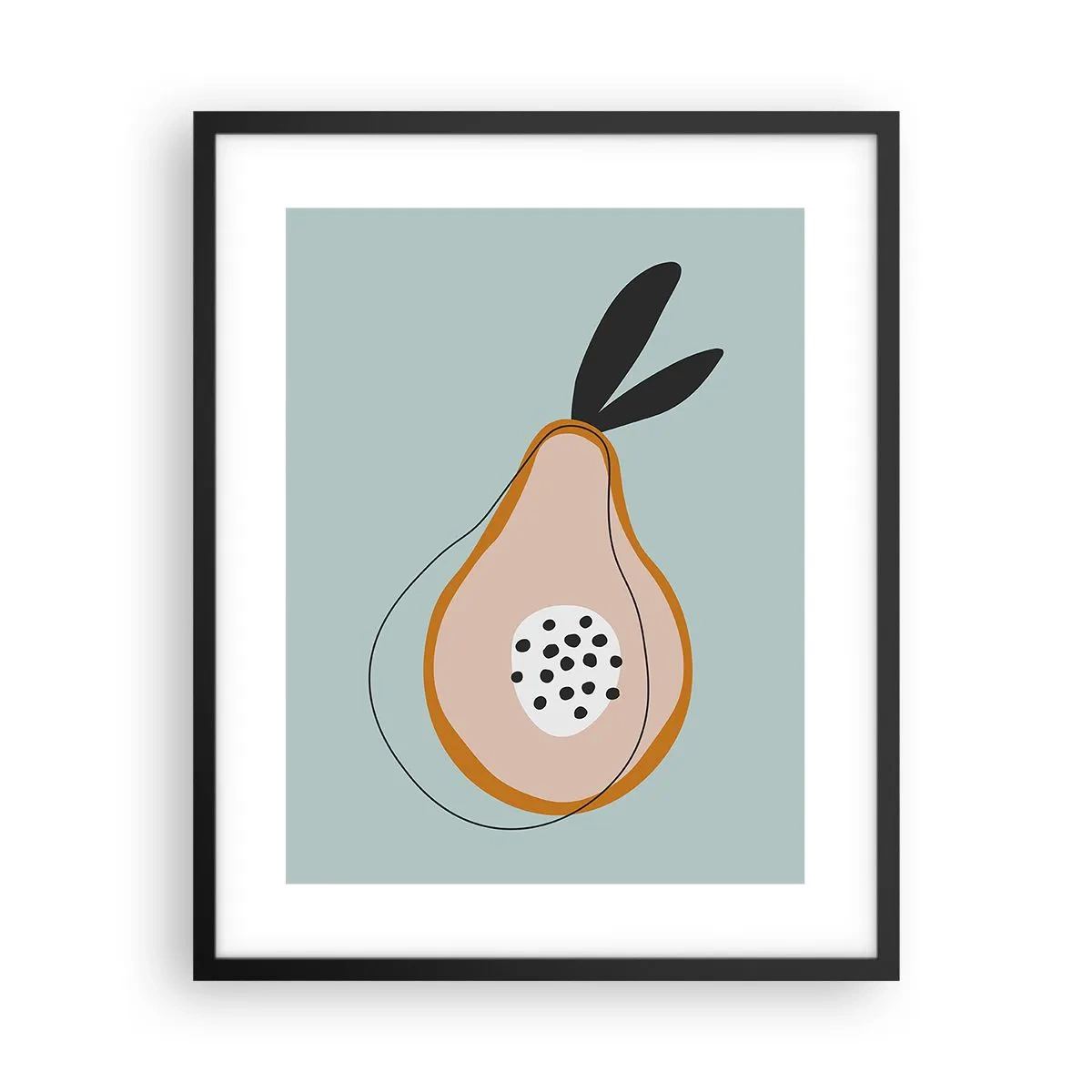 Plagát v čiernom ráme - Prenikanie do podstaty vecí - 40x50 cm